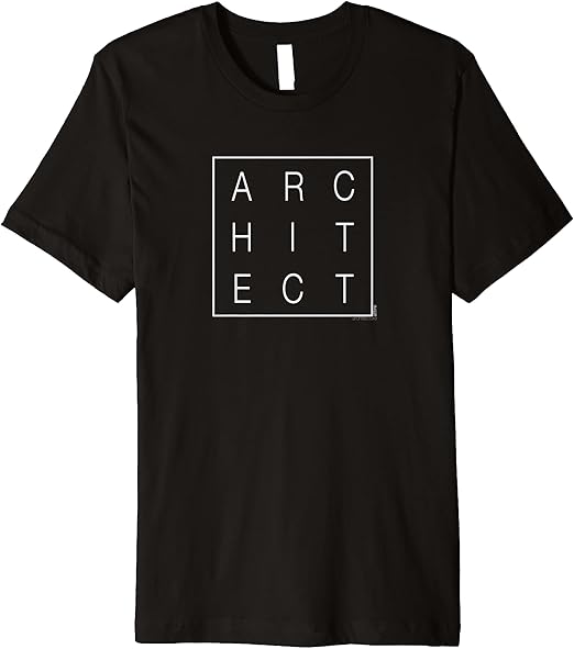 Architect Shirt Minimalist Design Gift for Architect